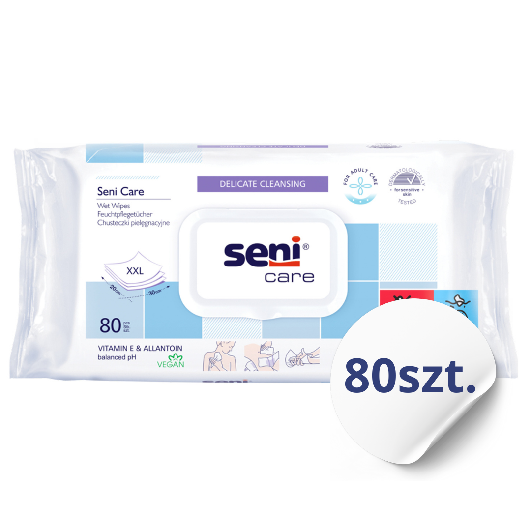 Seni chusteczki mokre dla dorosłych pielęgnacyjne 80 szt. (XXL)